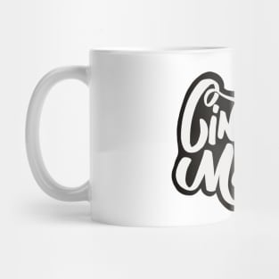 Cinco de Mayo maracas black and white lettering Mug